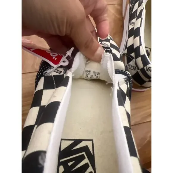 Stacked Checkered Slip On Vans Women’s 9 - Picture 5 of 7